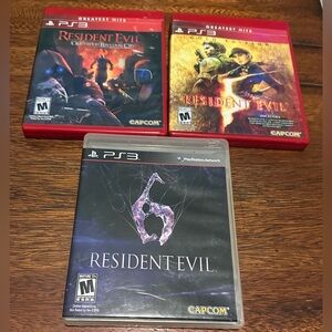 Resident Evil 5 Gold Edition Operation Raccoon City Resident Evil 3 Games PS3